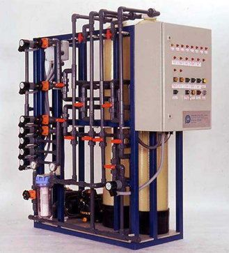 A self –developed ion exchange system for copper and nickel removal