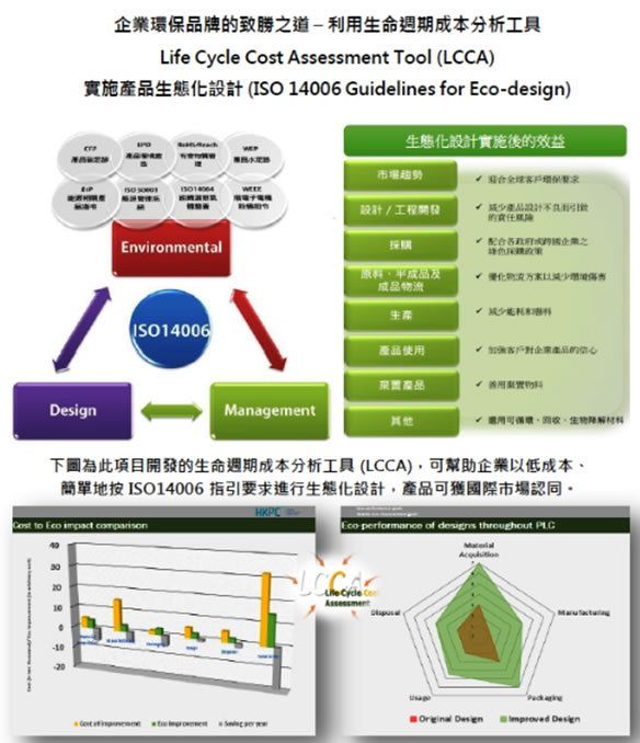 生態設計及製造管理顧問服務