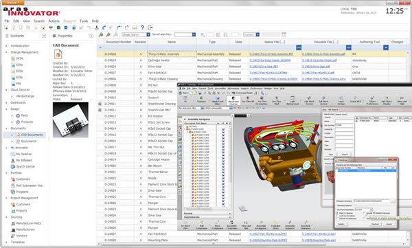 Computerized PLM solution for the High-end sector-specific manufacturing industry