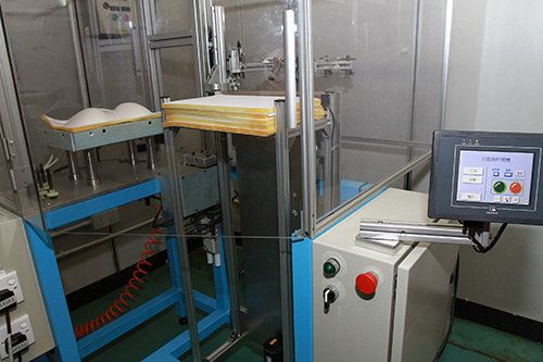 Semi Auto-loader for Bra Cup Production