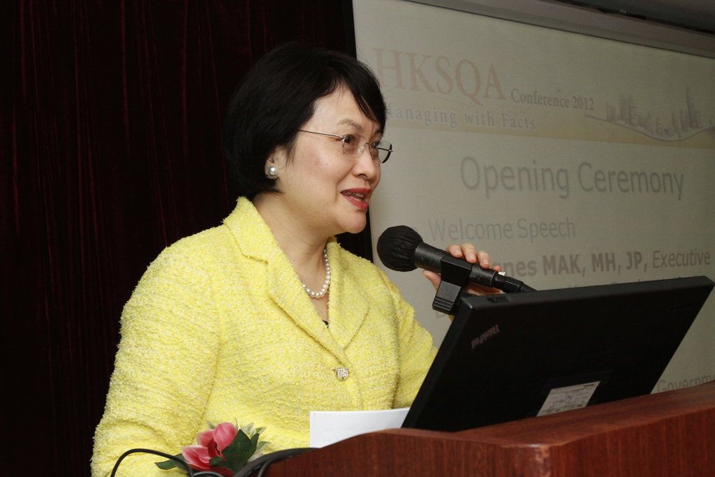 Welcome address by Mrs Agnes Mak, Executive Director of HKPC