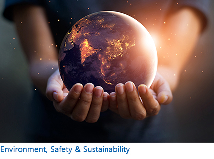 Environment, Safety & Sustainability