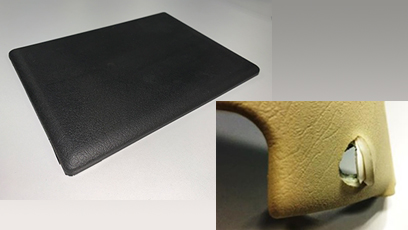 PU-thermoplastic Overmoulded Product (Panel with leather-like appearance)