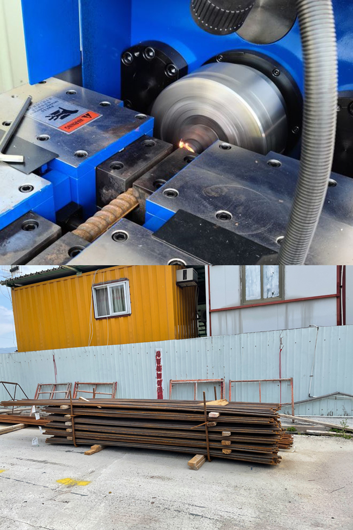 The local construction industry market requires about 3 million of rebar coupler installations every year, while the “Rebar Friction Welding Smart Production Line” can greatly improve the production capacity by 8 to 9 times.