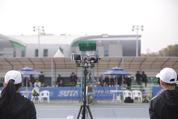 韓國全國網球錦標賽使用Eyes 3 Tennis作判決系統。