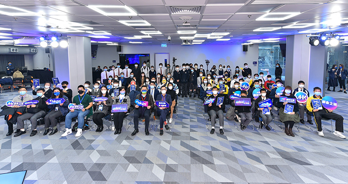 Group photo of winners of “vHK Grand Tour” AR Design Competition