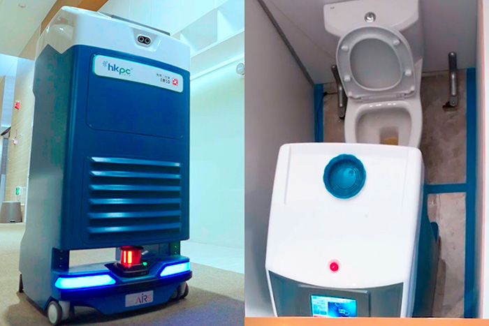 “IoT Smart Toilet Cleaning System”