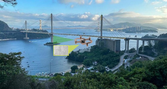 香港汀九橋無人機橋墩檢測項目運用先進高水準的無人機飛行和人工智能檢測技術對汀九橋表面進行缺陷檢測，解決了傳統人工檢測方式難以檢查區域的高效作業，並精準識別缺陷類型，定位缺陷位置。