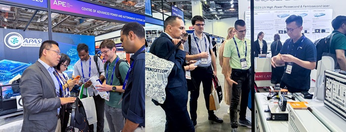 APAS于APE设立专题展区，重点展示汽车级 MEMS 光学防抖执行器及商用车辆增强实境抬头显示器（AR HUD）两项车用光电方案研发成果。