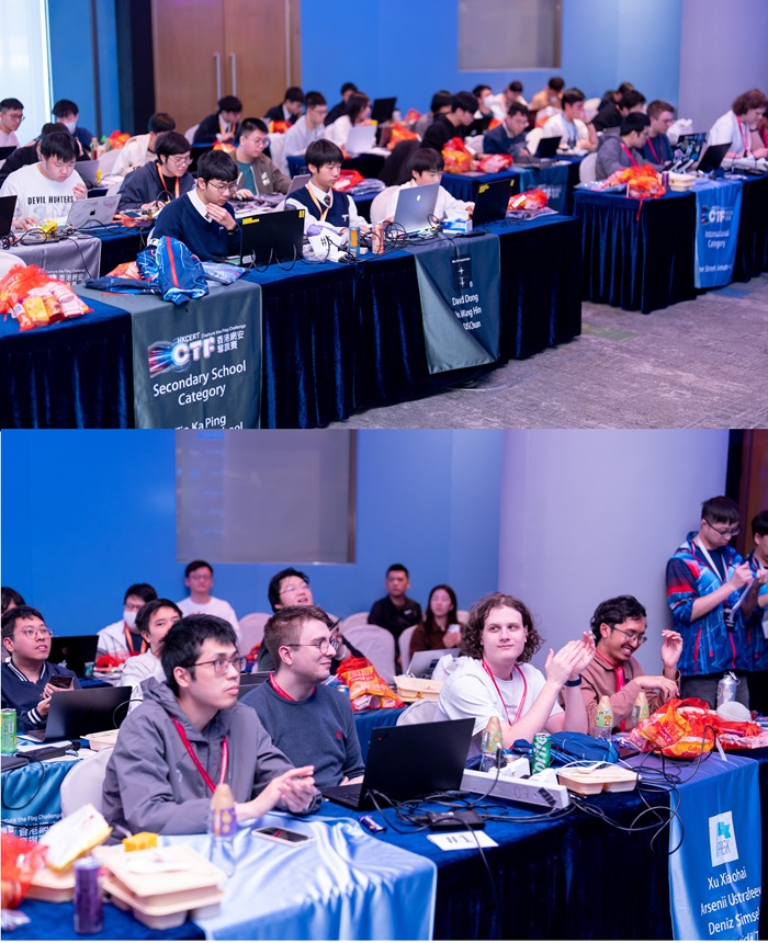 参赛选手在贴近真实企业网络防护运作的 ”攻防战” 模式，专注查找系统漏洞、分析攻击路径，亲身体验实战网安任务。