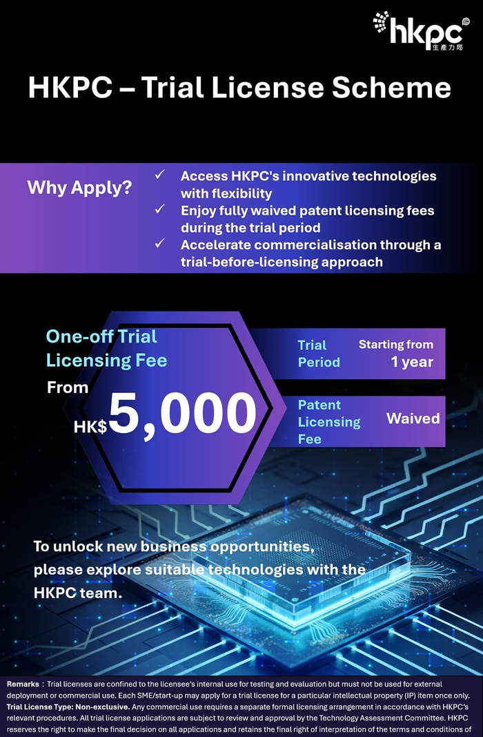 Trial Use Application of HKPC Technology